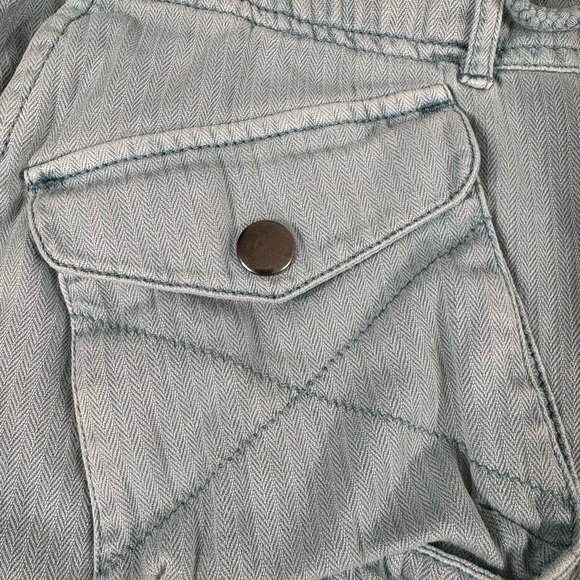 Free People Women Green Cargo Cut Off Shorts  Size XS - Picture 4 of 12